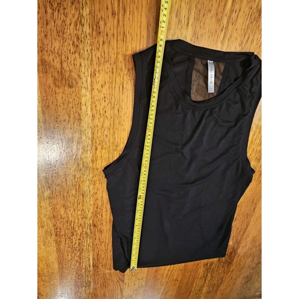 Fabletics Tank Dry Flex Open Back Women's M Black Sleeveless Gym Athleisure - Picture 7 of 8